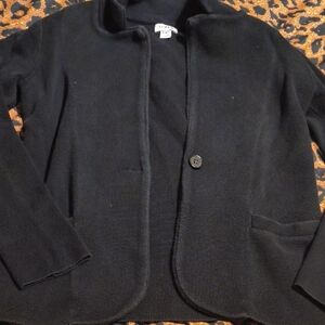 J. Crew Black Knit Cardigan